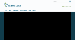 Desktop Screenshot of generationshealthcarenetwork.com
